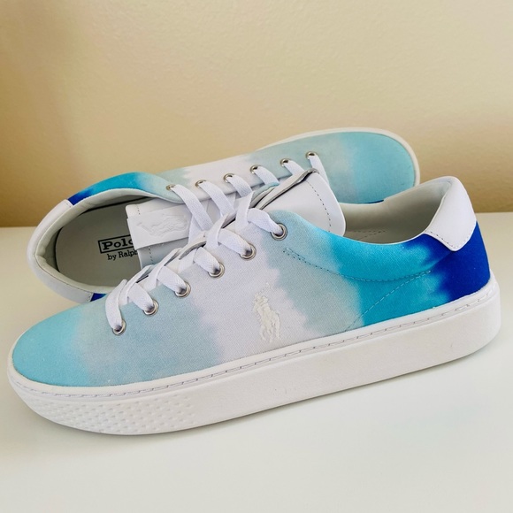 POLO RALPH LAUREN Cloth Sneakers tie dye  shoes - Picture 2 of 11